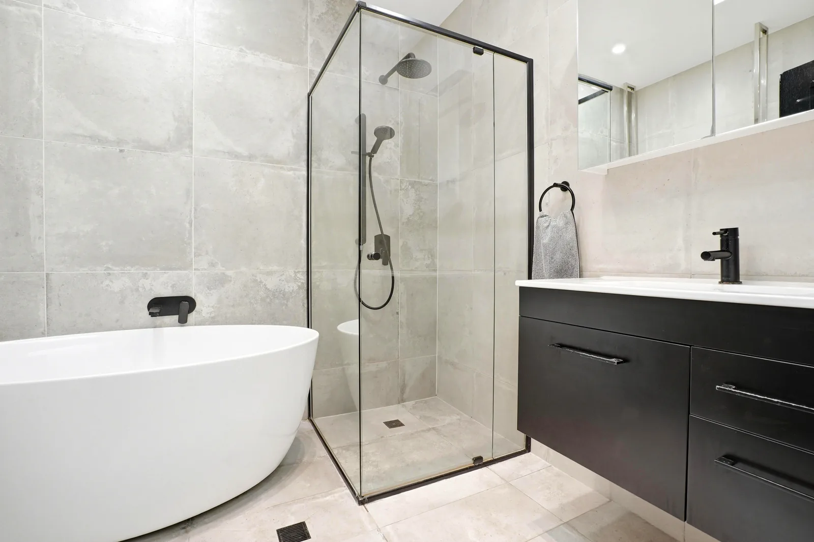 Parramatta bathroom freestanding bath real estate photography