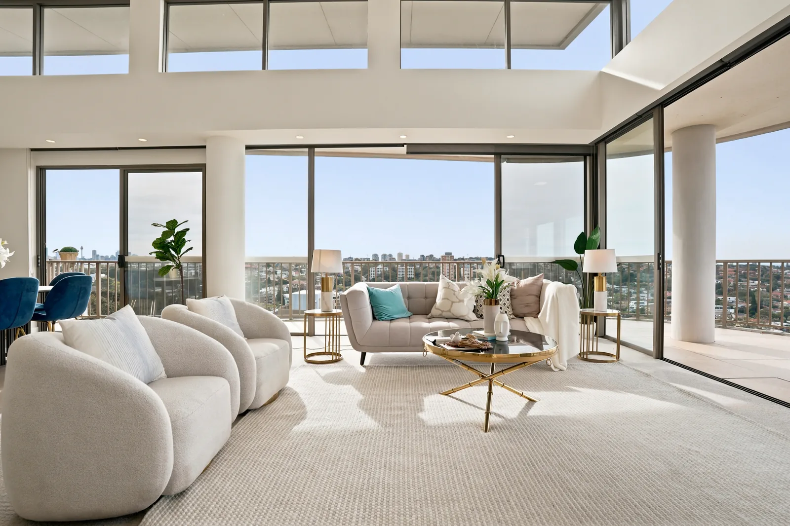 Randwick real estate photography living room city views